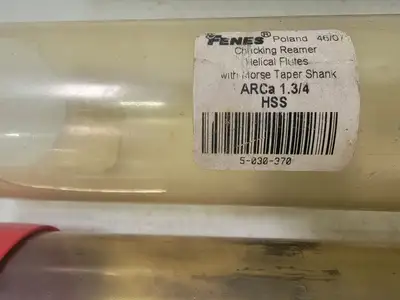 Chucking Reamer with Morse Taper Shanks 1-3/4" Helical 1-5/8" Straight
