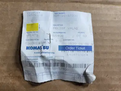 NEW KOMATSU 709-10-57800