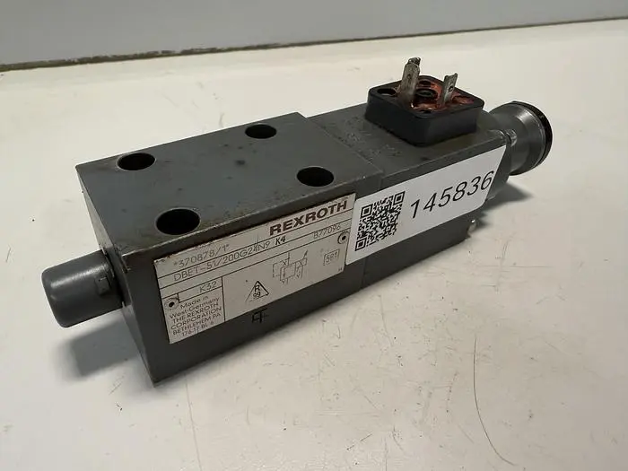 Used REXROTH DBET-51/200G24N9K4 Valves/Fittings Michigan US | Ideal Machinery #693771