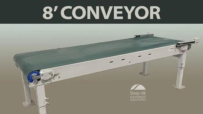 8' Flat Belt Conveyor