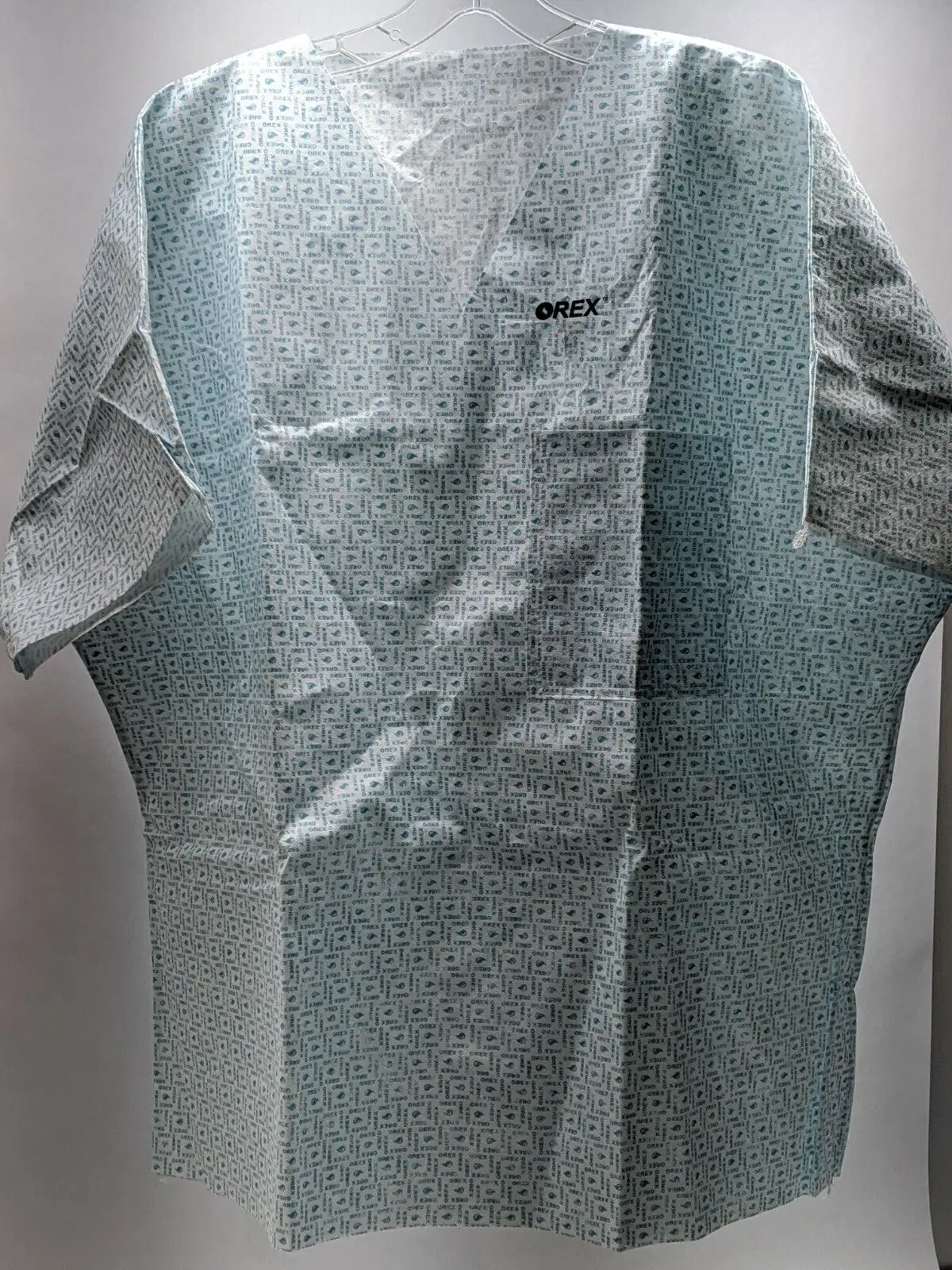 Orex CS2100-L Large Scrub Top Short Sleeve Teal BOX OF 50 - New With Tags