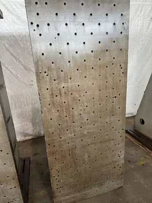 36" W X 93" T X 42" D BOX TYPE ANGLE PLATES. STOCK # 0630821