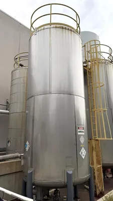 Vendome Copper & Brass Works Inc 7000 Gallon Stainless Steel Tank TANKS / KETTLES | EcReCon Inc (1)