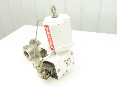 Valtek Shearstream Ball Valve 2" Flanged Pneumatic Actuator Positioner *READ*