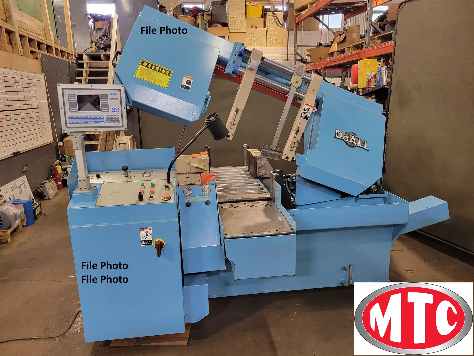 Doall C-4100 NC, 16" Programmable horizontal Bandsaw, heavy duty like Amada, Marvel, HEM, Hyd-Mech