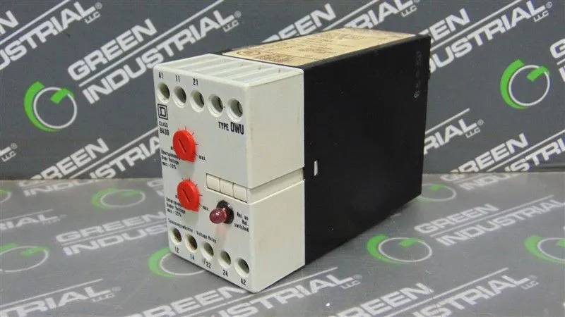 Square D 8430 DWU Voltage Relay Series A Used