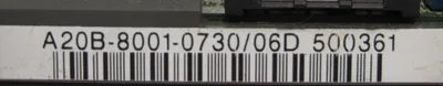 USED FANUC A20B-8001-0730/06D CIRCUIT BOARD A20B8001073006D