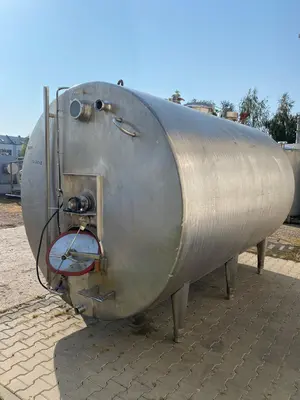 10000 L Stainless Steel Horizontal Insulated Mixing Tank
