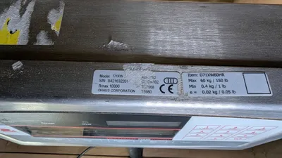 Used OHAUS D71XW60HR Platform Scales US | Michael Lorsung #1455621