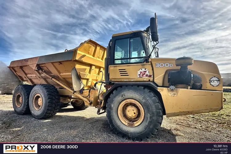 Used 2006 DEERE 300D Articulated Dump Trucks New Jersey US | Proxy Equipment #1377928