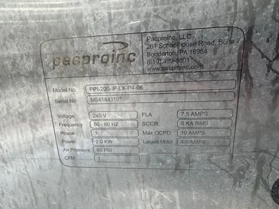 USED PACPRO INC PPI-200