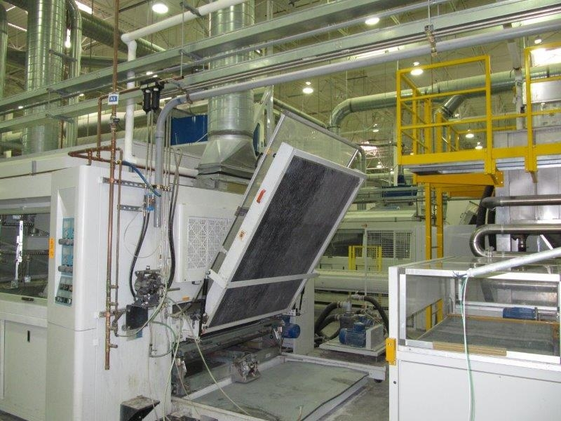 Cefla Package of Flat-Line Finishing Machinery, w/ EliSpray Rotary Spray Machines, Curing Ovens, Panel Cleaners, Material Handling, etc.