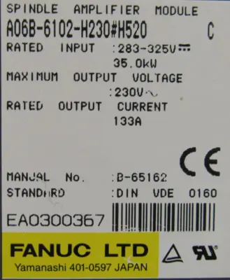 NEW FANUC A06B-6102-H230#H520 SERVO DRIVE A06B6102H230H520