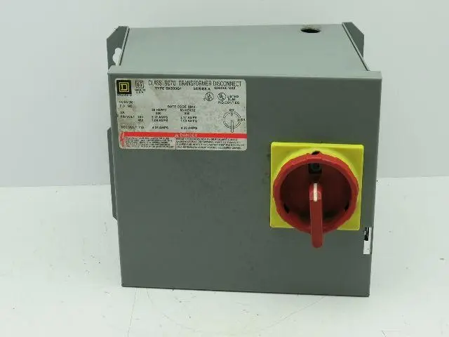 Square D SK500G1/A Transformer Disconnect 600VAC 4.35A Series A Box Only
