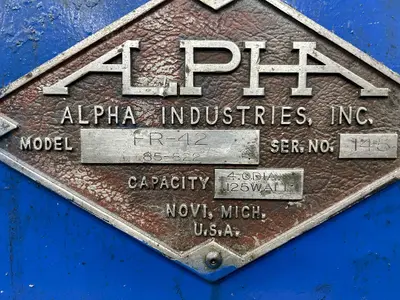 USED 1985 THERMATOOL ALPHA FR-42