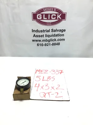 Marsh 2000PSI Instrument Pressure Gauge (Lot of 2)