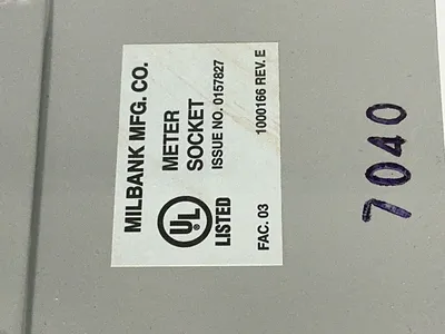 Used 2024 MILBANK U7040RLTGKK Electrical Boxes Ohio US | HGR 24 #1272569