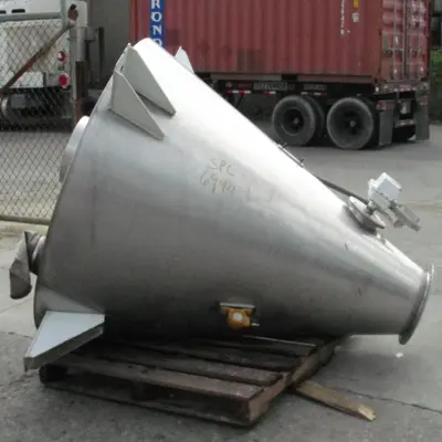 SPC6944  Bin Hopper Silo 28 cu.ft., bulk storage bin, Stainless Steel