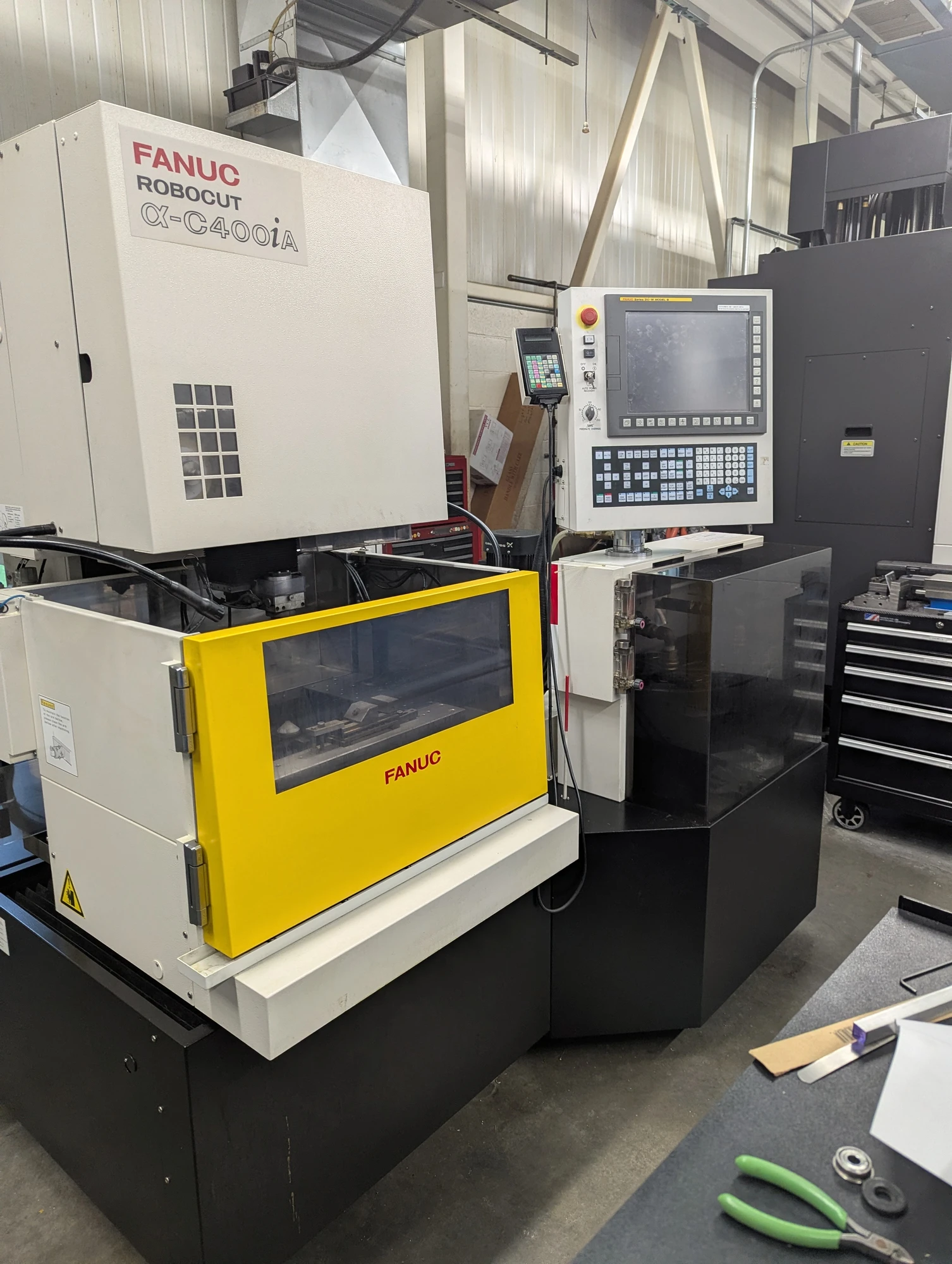 Used 2012 Fanuc Robocut Alpha C-400iA, 2012, AWT, 31iB CNC Wire EDM New Jersey US | Machinery Values #1371729