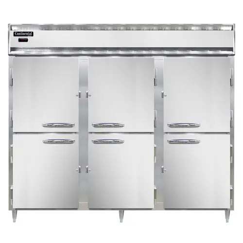 Continental DL3WE-SS-HD Full Height Insulated Mobile Heated Cabinet W/ (45) Pan Capacity, 208-230v/1ph