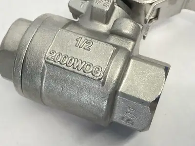 New | in-Stock Midland Industries 2-Piece Ball Valve 1/2" FPT x FPT 2000psi Pump & Valve Parts Michigan US | Maverick Industrial Sales #1391022
