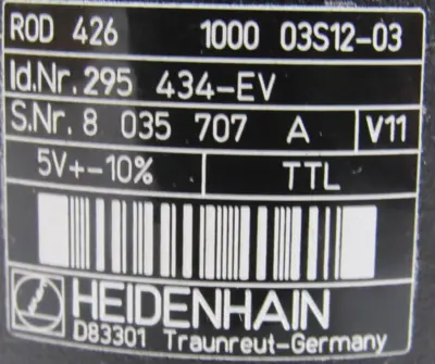 NEW HEIDENHAIN ROD426.000A-1000 ROTARY ENCODER 295434-EV ROD426000A1000