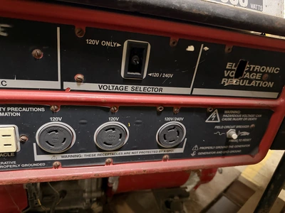 Used HOMELITE 5,000 WATT GENERATOR Portable Generators Michigan US | Miedema Asset Management Group #1369513