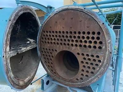 200 HP Cleaver Brooks 150 PSI Steam Boiler 1989 CB-600-200