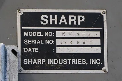 1990 SHARP KMA-1 Bed Type Mills | Prime Machinery (18)