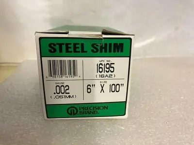 PRECISION BRAND STEEL SHIM 16195