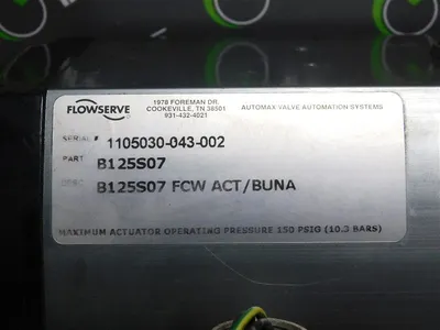 USED FLOWSERVE S25NCBXD1