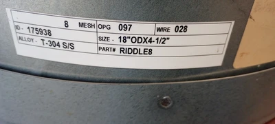 NEW Riddle Sieve RIDDLE8