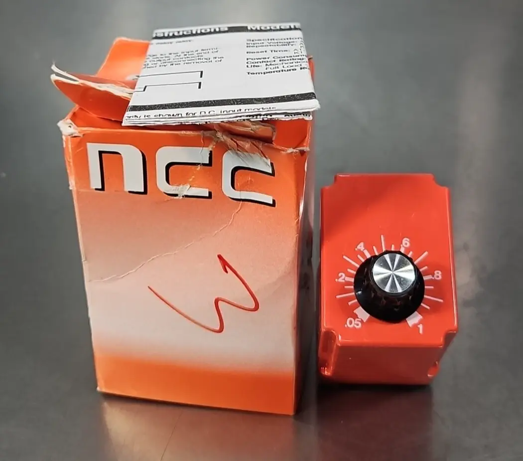 NCC T1K-600-461 Solid State Timer Relay, 6-600SEC 120V Loc3C42