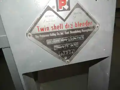 USED PATTERSON-KELLEY TWIN SHELL DRY BLENDER