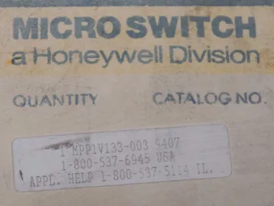 NEW HONEYWELL MICROSWITCH MPP1V133-003 PHOTOELECTRIC SENSOR MPP1V133003