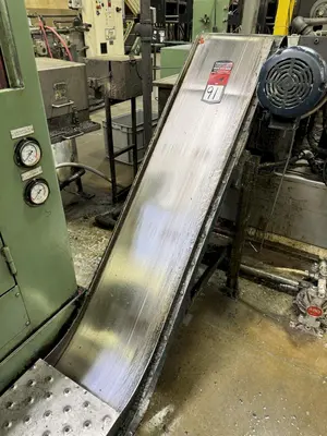 USED ERIEZ TYF-TRAC 12" WIDE MAGNETIC CONVEYOR