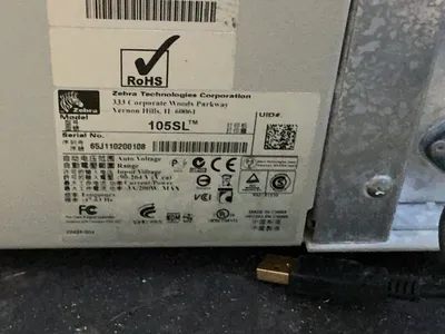 Used ZEBRA 105SL Thermal Printers Ohio US | HGR 24 #1250327
