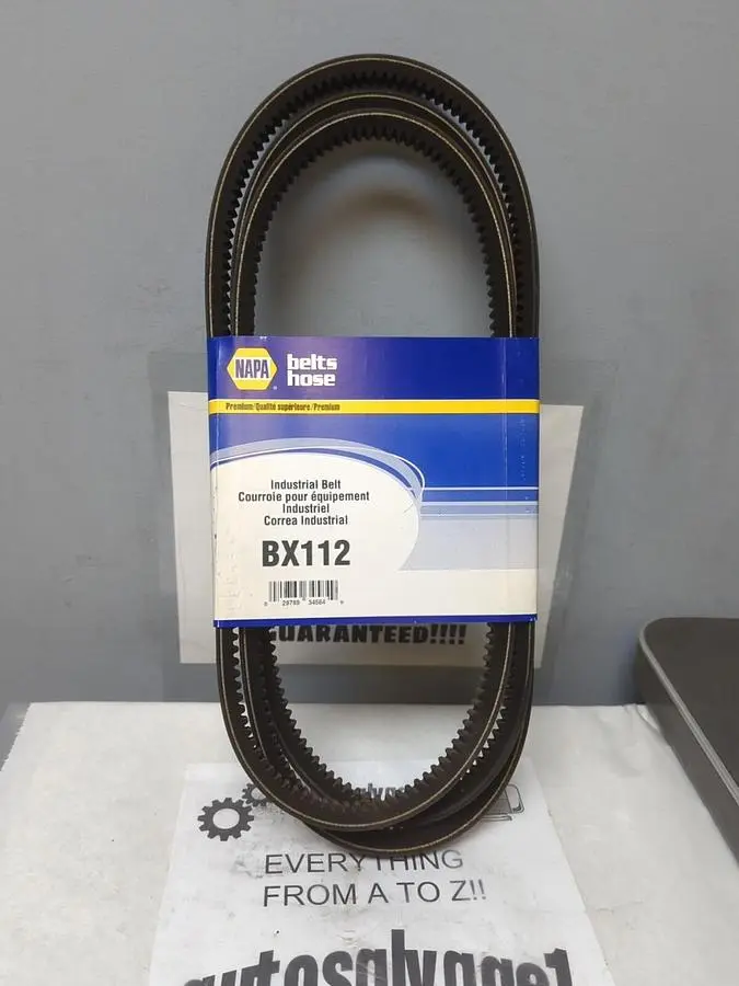 New | in-Stock NAPA BX112 Belts | Surplus Asset Holdings #1227345