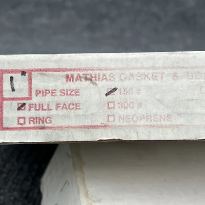 New | in-Stock Mathias Gasket & Bolt 1" Flange Bolt & Gasket Kit Misc Industrial Equipment California US | Davliegogo LLC #1711566