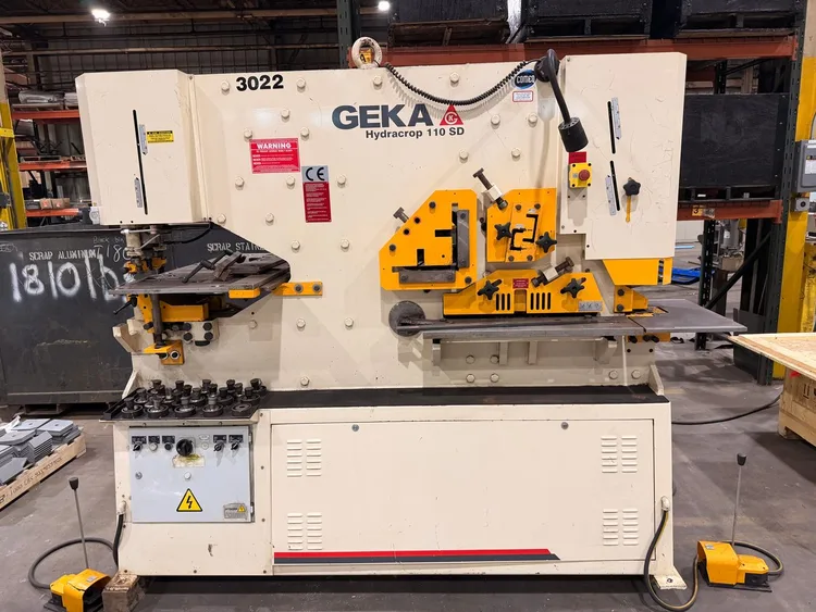 Used 2017 GEKA HYDRACROP 110 Ironworkers Wisconsin US | Revelation Machinery #1545666
