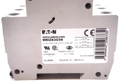 USED EATON WMZS3C06 CIRCUIT BREAKER