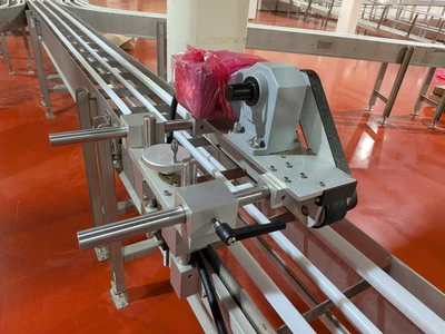 Universal Top and Bottom Label Applicator with Top-and-Bottom Transport Conveyor