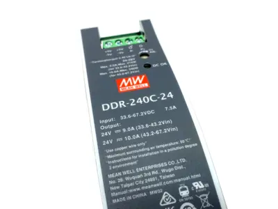 USED MEAN WELL DC-DC CONVERTER, DIN RAIL MOUNT