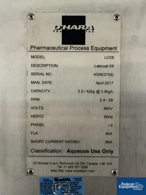 USED O'HARA O'Hara LCIIX Labcoat Coater