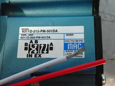 USED MAC VALVES 6311D212PM501DA