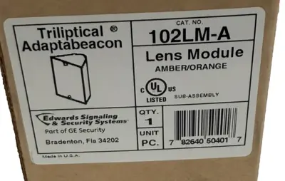 NEW EDWARDS SIGNALING 102LM-A LENS HOUSING 102LMA