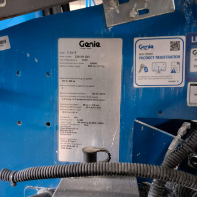 Used 2022 Z-33/18 Genie Articulating Boom Lifts Wisconsin US | Stack Equipment #1418942