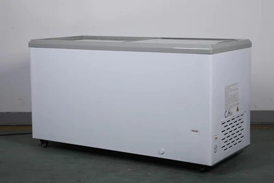 168-0048 FDF20CF 60" Sliding Glass Self Contained Chest Freezer