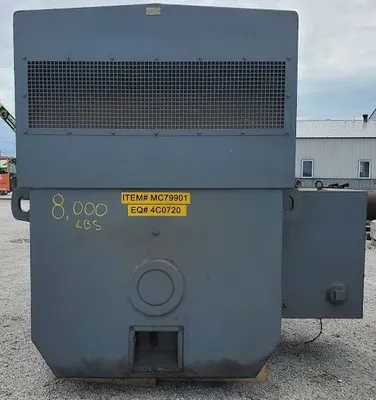 Rebuilt 500 HP 505 RPM US Motors 4160 Volt Frame 7007 S Electric Motor
