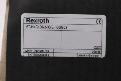 Bosch Rexroth R901293735 VT-HNC100-2-33/E-I-00/G02 Controller NEW STOCK G156A